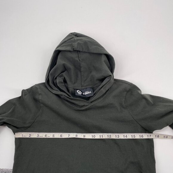 American Giant Dark Olive Green Hoodie Sweatshirt Womens Size XS Casual Everyday - Picture 7 of 8